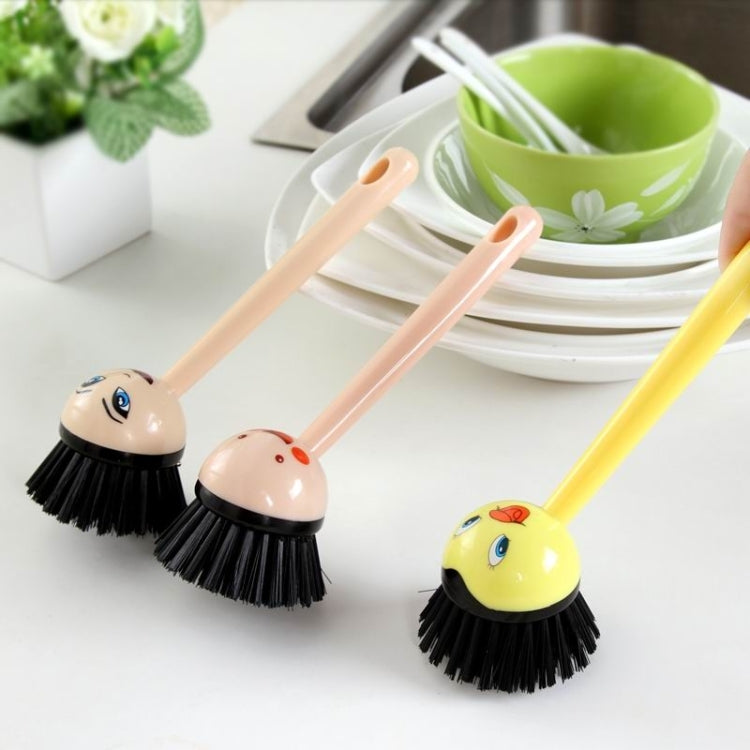 Cartoon Cleaning Brush Kitchen Cleaner with Strong Decontamination (Random Color Delivery)
