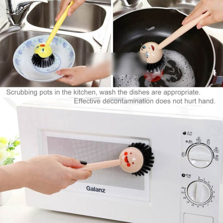 Cartoon Cleaning Brush Kitchen Cleaner with Strong Decontamination (Random Color Delivery)