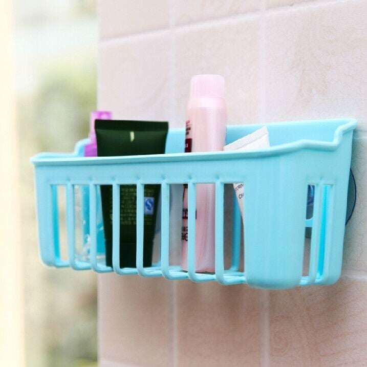 Removable Sink Sucker Storage Basket(Green)