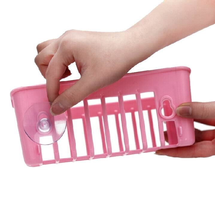 Removable Sink Sucker Storage Basket(Green)