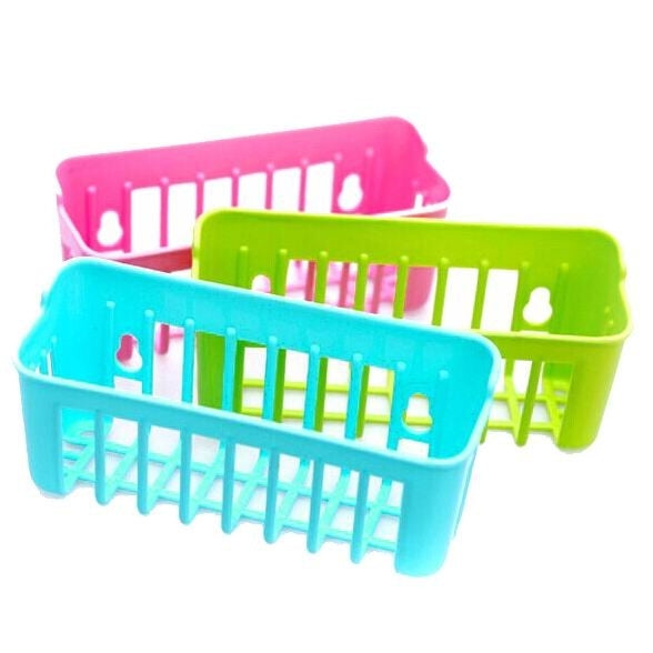 Removable Sink Sucker Storage Basket(Green)