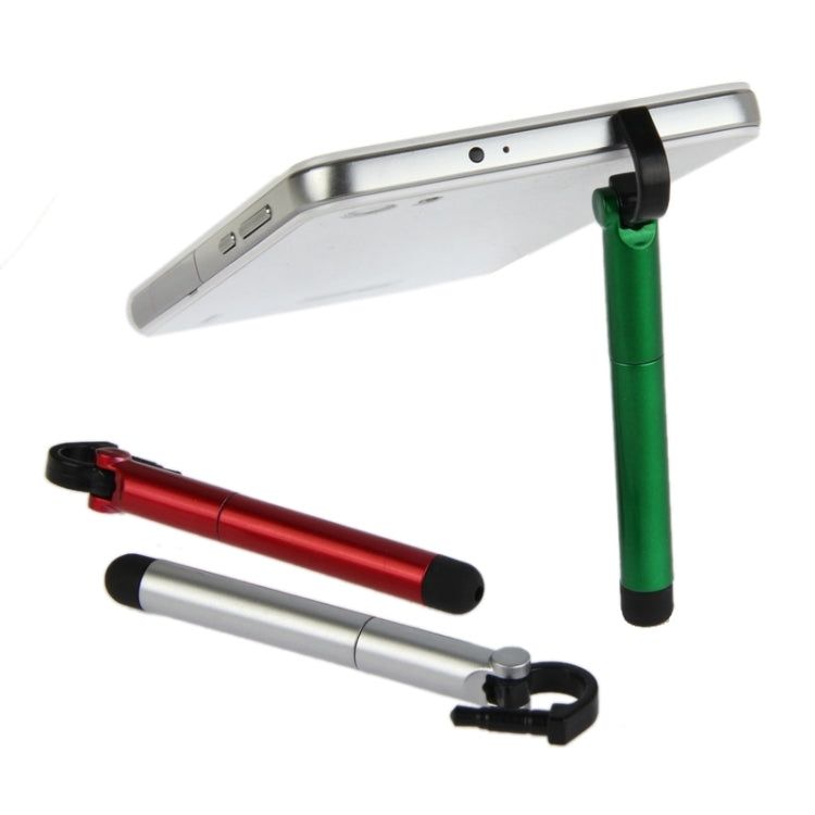 3 PCS Ball-point Pen and Stylus Pen with Holder for Mobile Phone, Random Color Delivery
