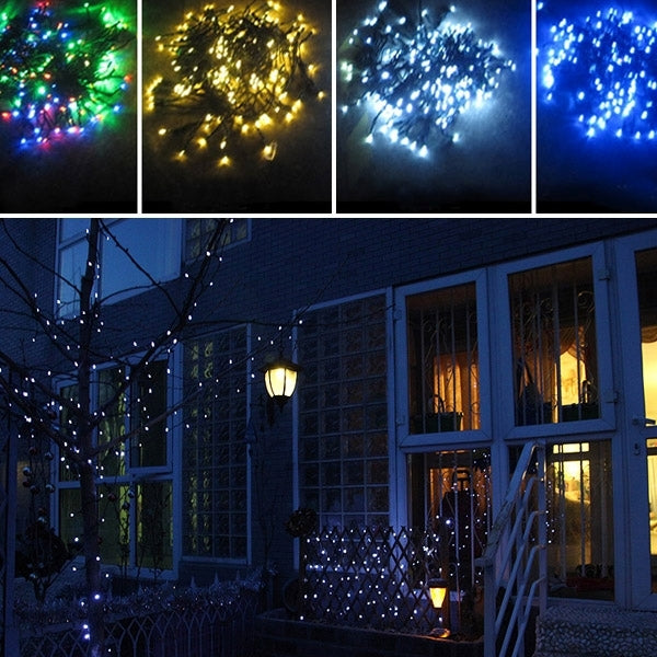 Solar Powered String  Light, For  Party / Outdoor / Garden, 100 LED Fairy Light, Xmas Changeable Colors