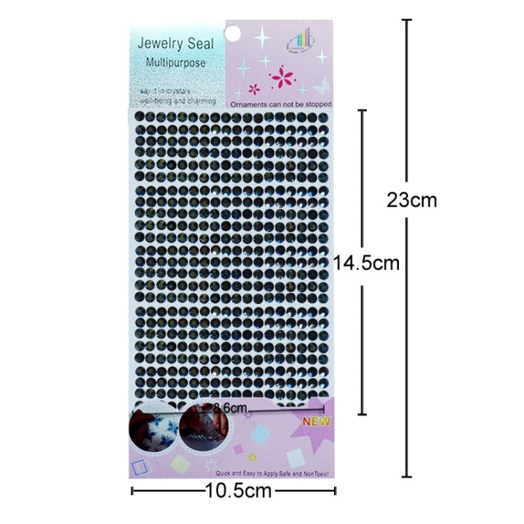 468pcs 5mm Glitter Crystal Diamond Decoration / Shining Rhinestone Sticker for DIY Ornament