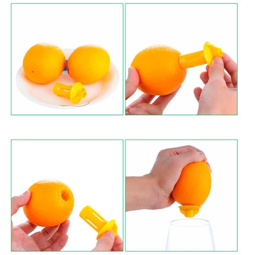 Mini Manual Juice Squeezer Fruit Reamer(Orange)