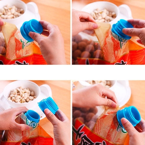 Food Grade ABS Sealing Discharging Mouth for Food Storage (Random Color Delivery)