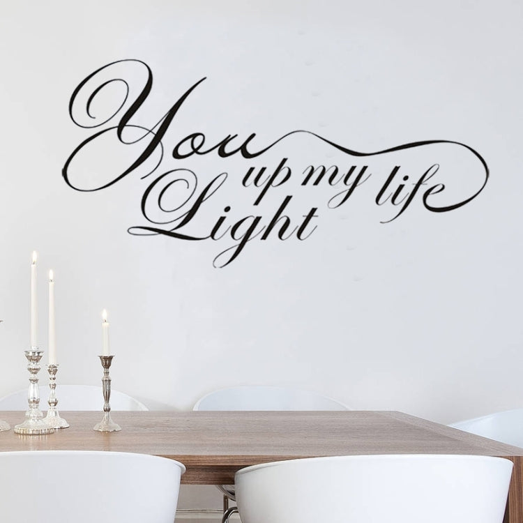 Wall Decor Phrase Removable Wall Stickers, Size: 80cm x 40cm
