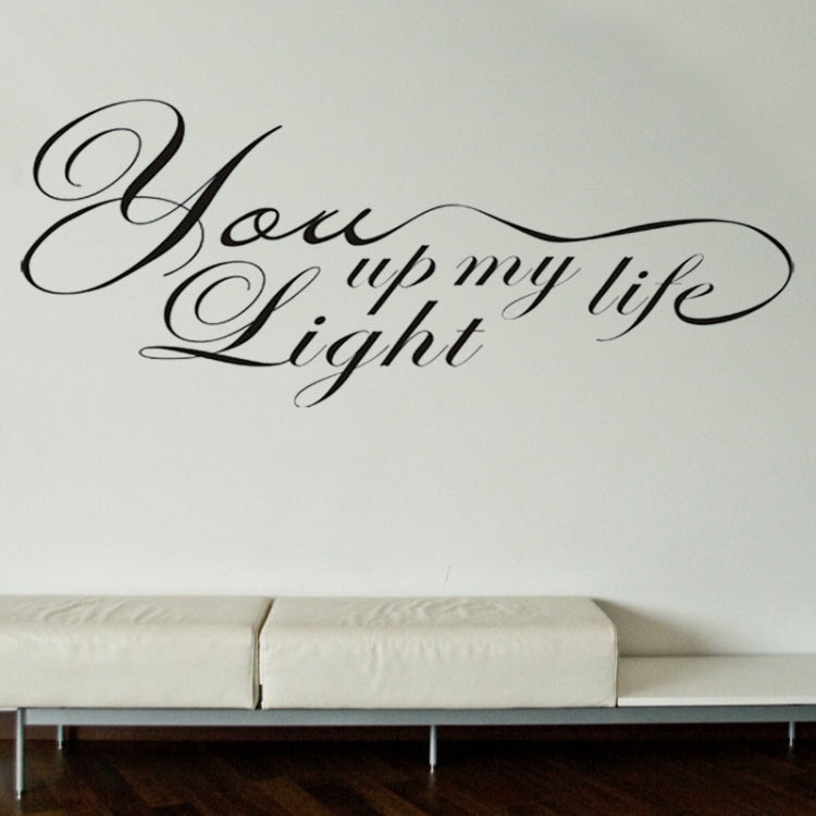 Wall Decor Phrase Removable Wall Stickers, Size: 80cm x 40cm