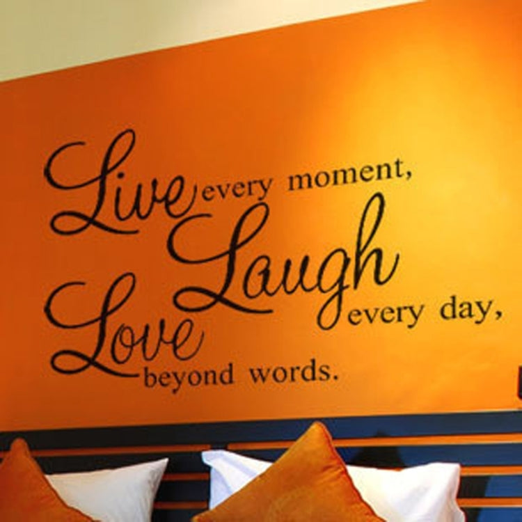 Wall Decor Large Phrase Removable Wall Stickers, Size: 100cm x 60cm