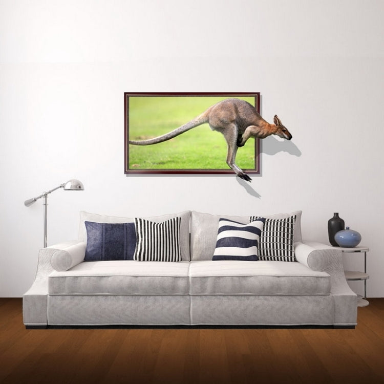Wall Decor 3D Animal Removable Wall Stickers, Size: 96cm x 58cm