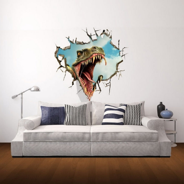 Wall Decor 3D Animal Removable Wall Stickers, Size: 58cm x 66cm
