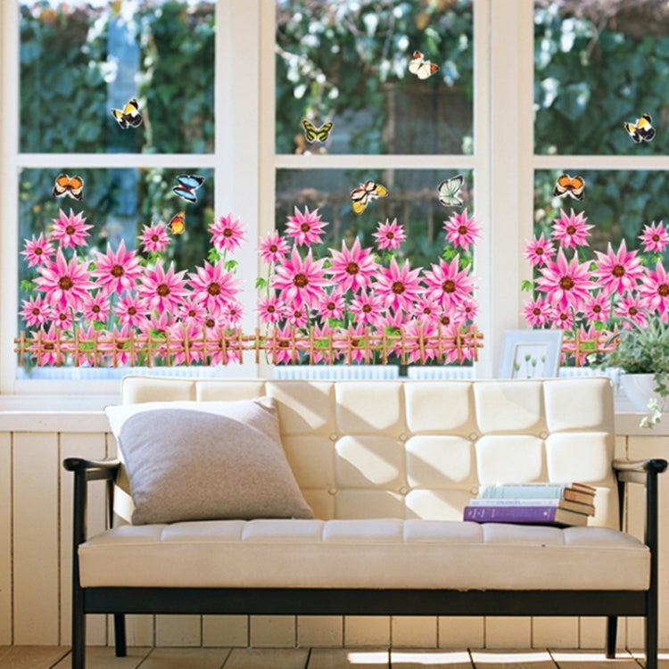 Home Decor Sunflower Removable Wall Stickers, DIY Free Combination, Size: 50cm x 70cm