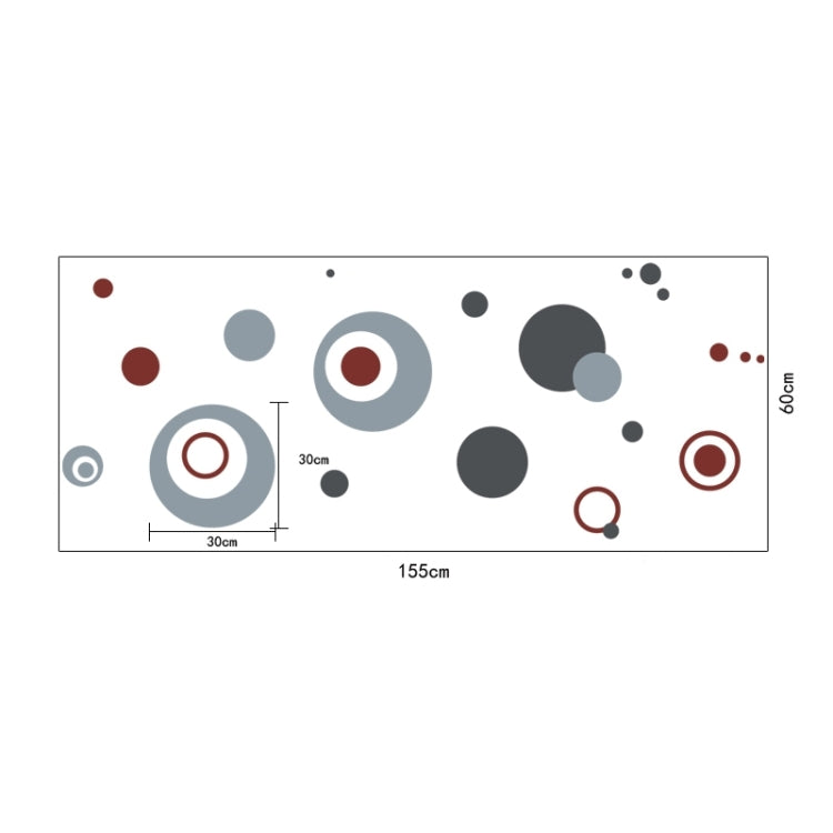 Home Decor Dot Pattern Removable Wall Stickers, DIY Free Combination, Size: 50cm x 70cm