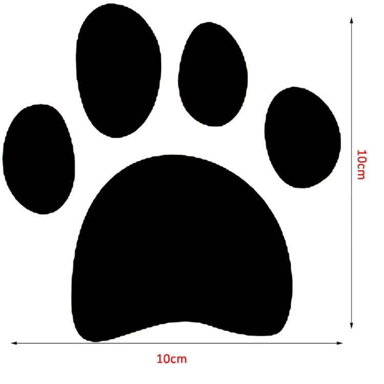 5 PCS Wall Decor Small Footprints Removable Stickers, DIY Free Combination, Size: 10cm x 10cm