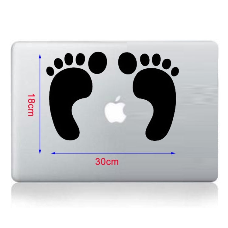Wall Decor Footprints Removable Stickers, DIY Free Combination, Size: 30cm x 18cm