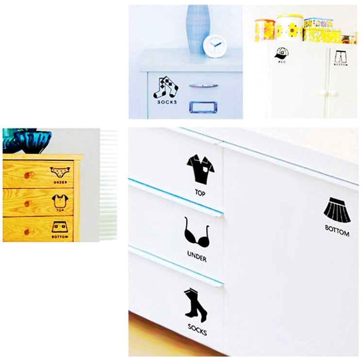 Wall Decor Wardrobe Marking Removable Stickers, DIY Free Combination, Size: 30cm x 28cm