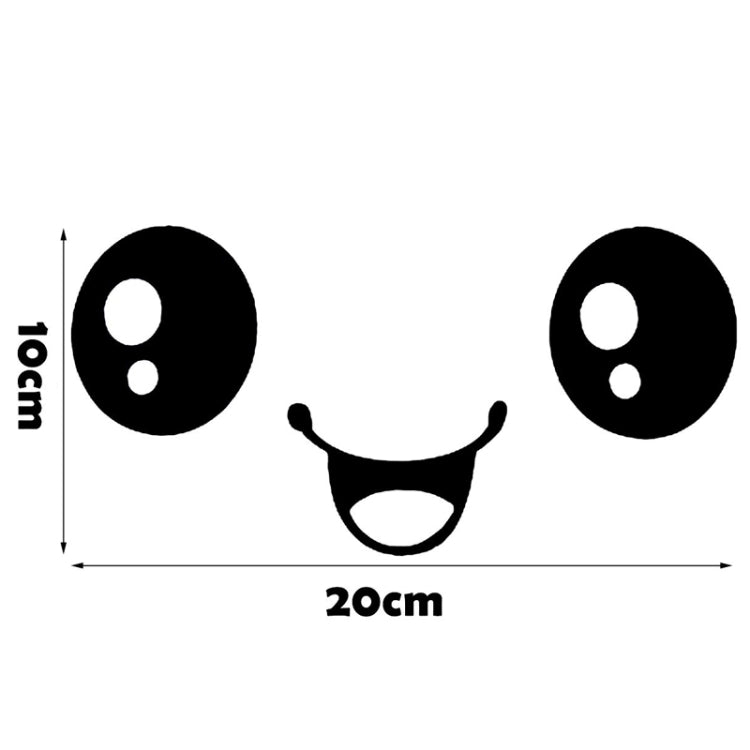 Wall Decor Small Smile Removable Stickers, DIY Free Combination, Size: 10cm x 20cm