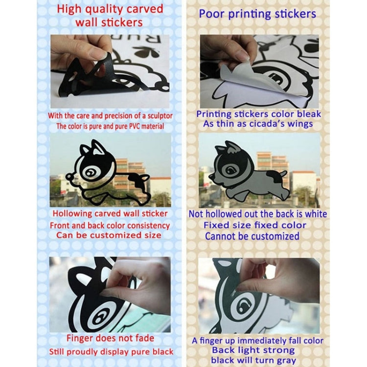 Wall Decor Small Smile Removable Stickers, DIY Free Combination, Size: 10cm x 20cm