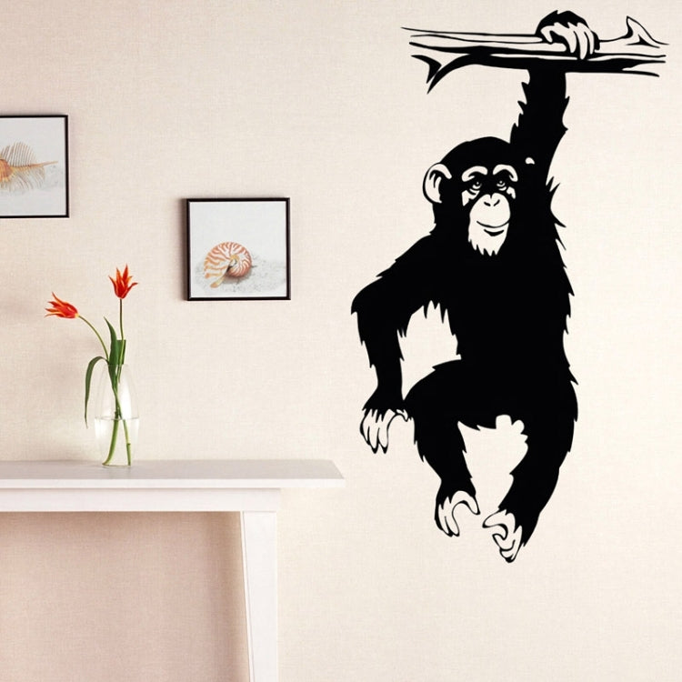 Home Decor Monkey Removable Wall Stickers Large, Size: 60cm x 96cm