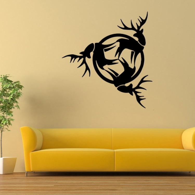 Home Decor The Art of Deer Removable Wall Stickers Large, Size: 90cm x 90cm
