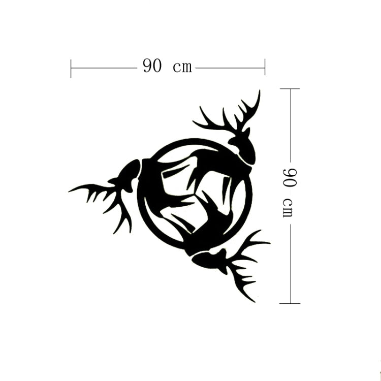 Home Decor The Art of Deer Removable Wall Stickers Large, Size: 90cm x 90cm