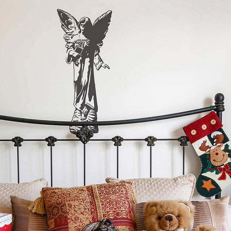 Home Decor Angel Statue Removable Wall Stickers Large, Size: 60cm x 135cm