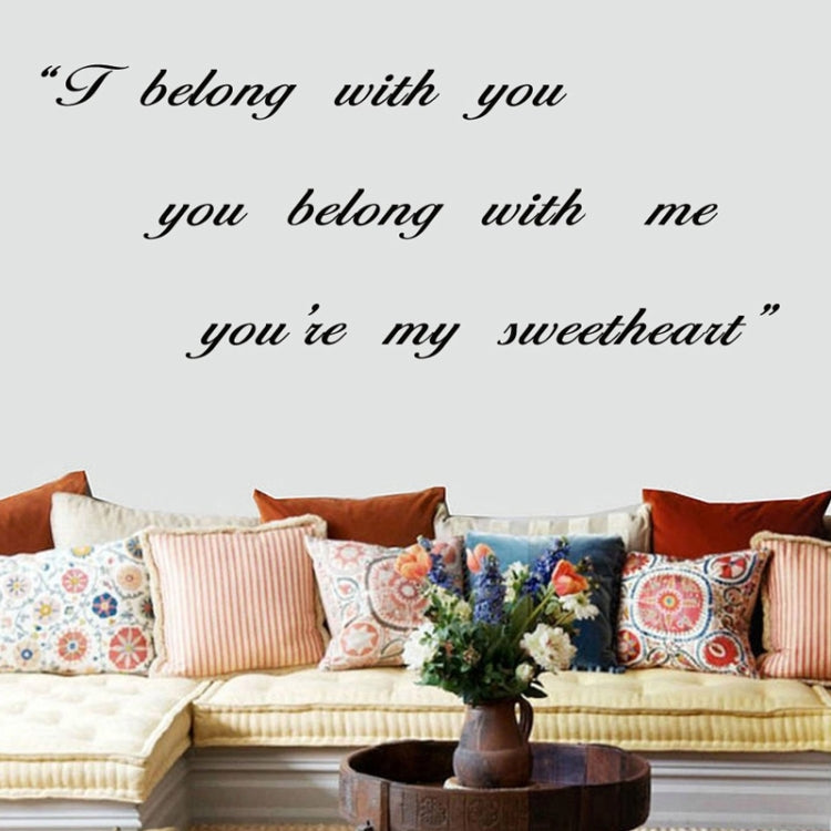 Home Decor Proverb Removable Wall Stickers Type Five, DIY Free Combination, Size: 30cm x 100cm