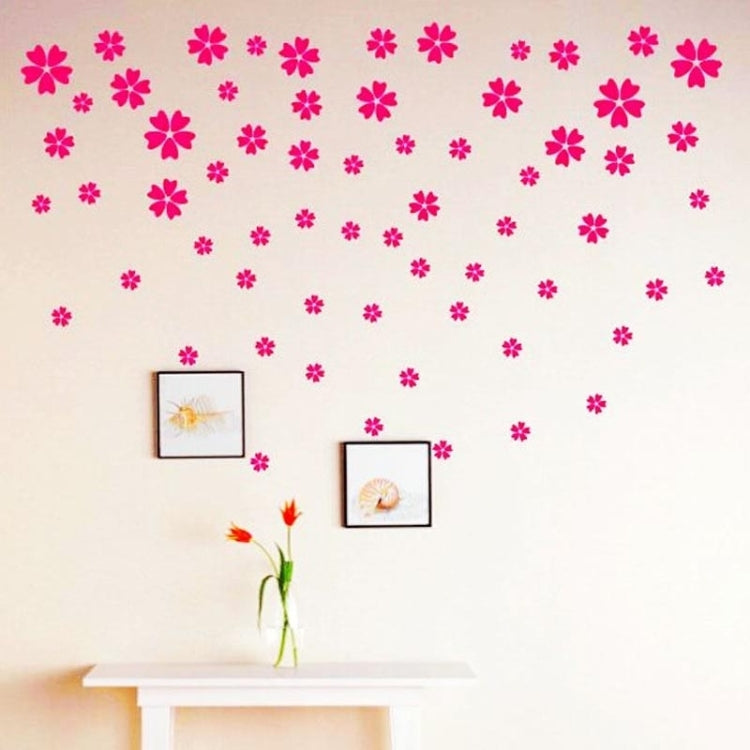 Wall Decor Flower Removable Wall Stickers, Free Combination, Random Color Delivery