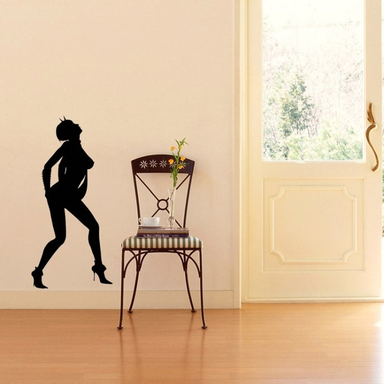 Wall Decor Sexy Outline Removable Wall Stickers, Size: 60cm x 29cm