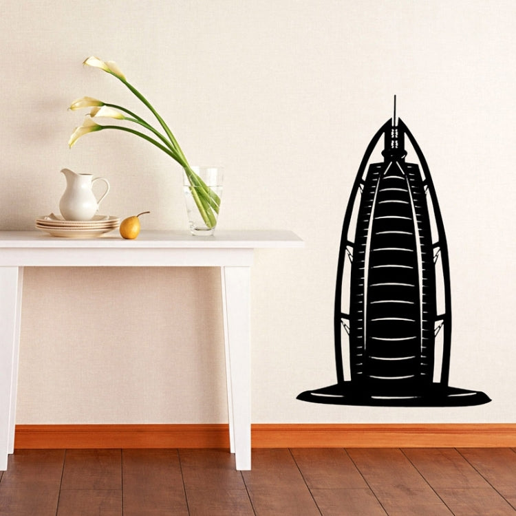 Wall Decor The Burj Al Arab Hotel in Dubai Removable Wall Stickers, Size: 60cm x 85cm