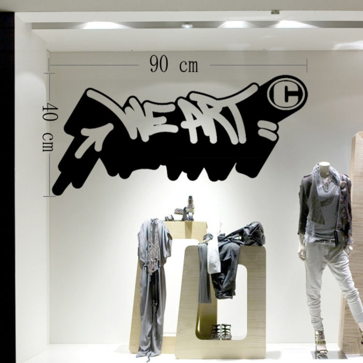 Wall Decor We Art Removable Wall Stickers Large, Size: 40cm x 90cm