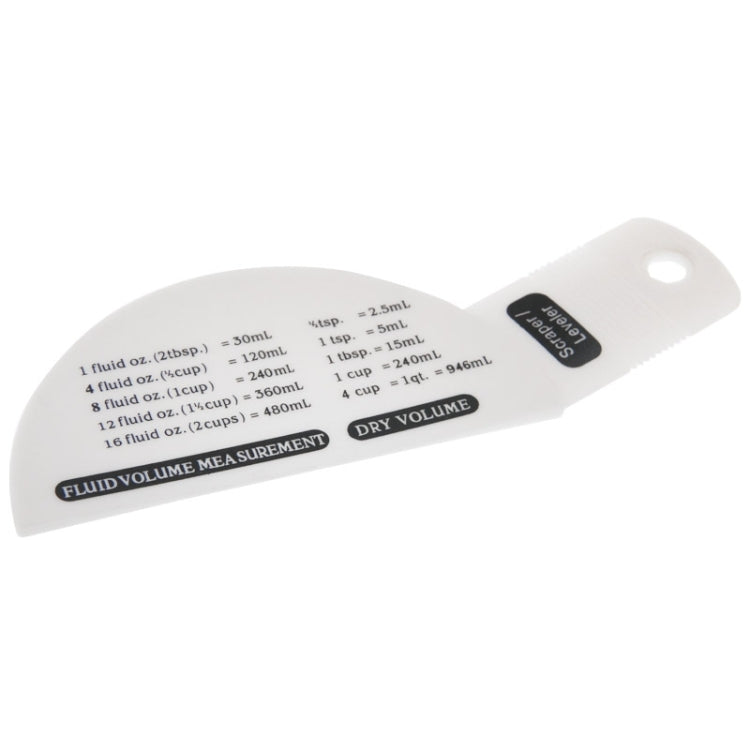 7pcs Kitchen Tool Plastic Measuring Cup, Including Scraper, Egg Separator, 1/4 Cup (60ml), 1/3 Cup (80ml), 1/2 Cup (120ml), 3/4 Cup (180ml), 1 Cup (240ml)(White)