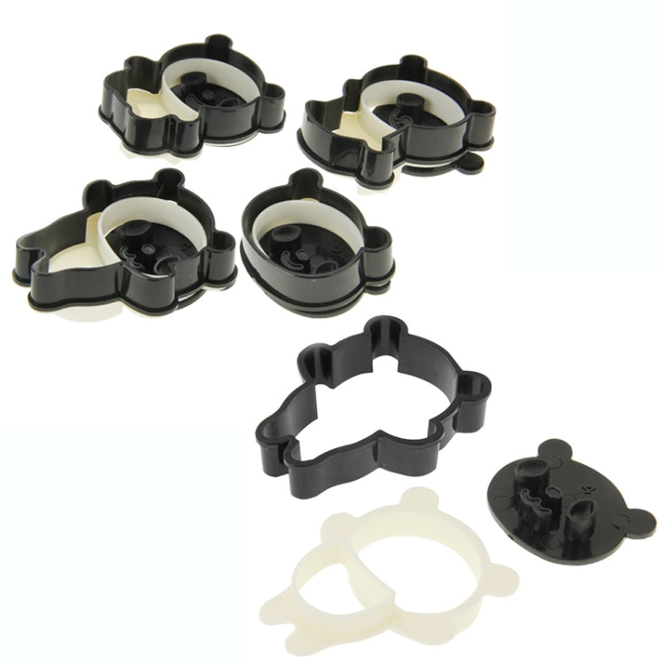 4 PCS Panda Cookie Mold Biscuit Mold