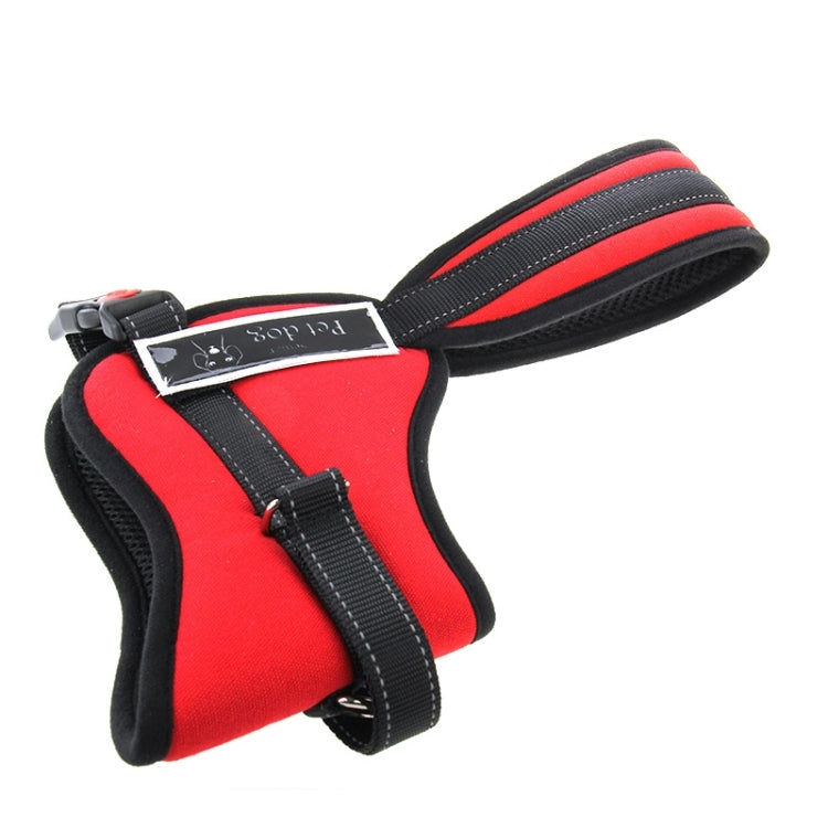 Soft Thicken Pet Chest Suspenders Dog Traction Rope, Size: L (60-75cm)