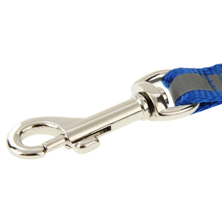 Nylon Dog Puppy LED Flashing Leash Pet Training Lead Rope for Daily Walking, Length: 1.2m(Blue)