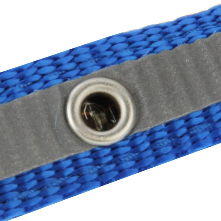 Nylon Dog Puppy LED Flashing Leash Pet Training Lead Rope for Daily Walking, Length: 1.2m(Blue)
