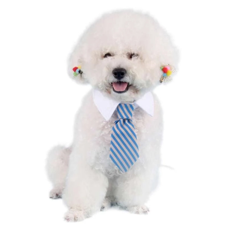 Pet Dog Bow with Hook Loop Sticky