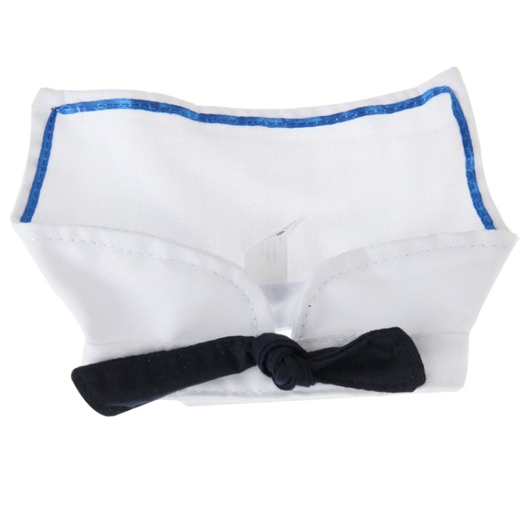 Pet Dog Cat Accessories the Sailor Suit Hat + Tie