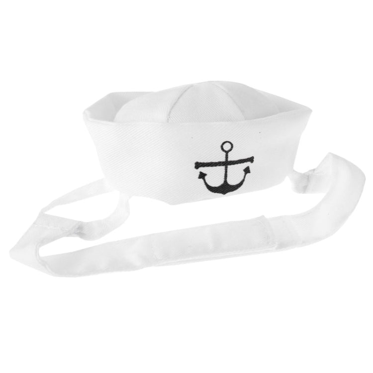 Pet Dog Cat Accessories the Sailor Suit Hat + Tie