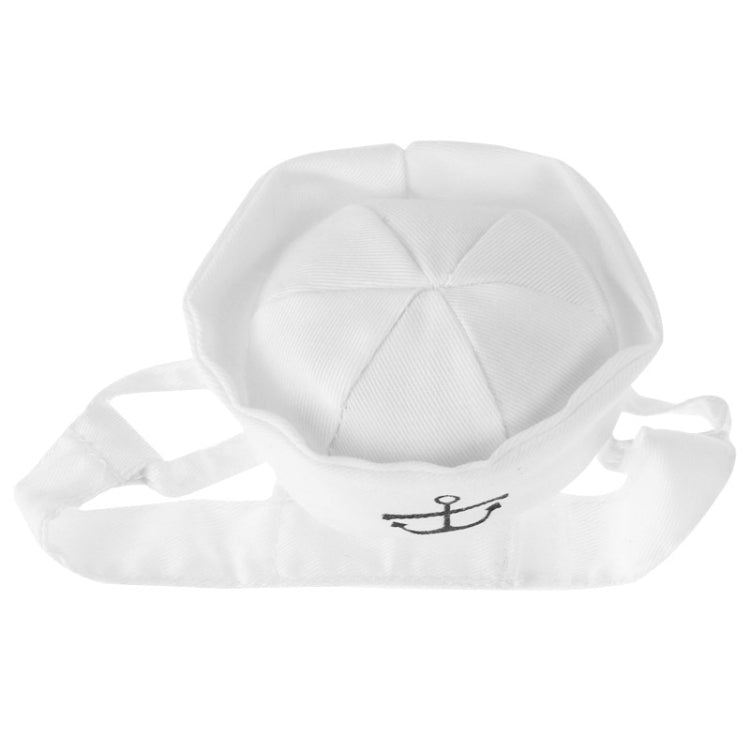 Pet Dog Cat Accessories the Sailor Suit Hat + Tie