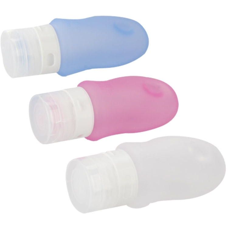 3 PCS 60ml Silicone Cosmetic Points Bottling Lotion Shampoo Bath Shower Gel Tube Container Travel Packing Bottle