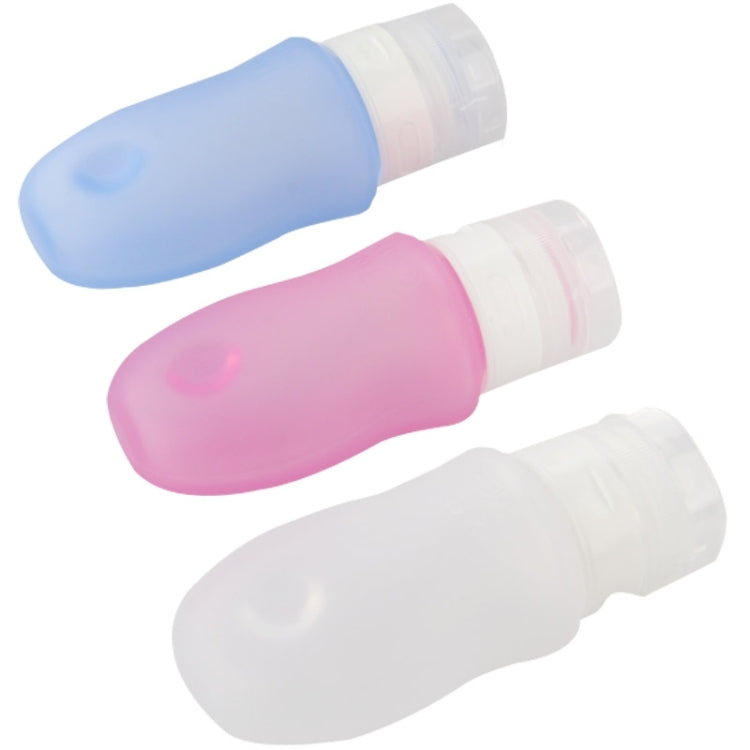 3 PCS 60ml Silicone Cosmetic Points Bottling Lotion Shampoo Bath Shower Gel Tube Container Travel Packing Bottle