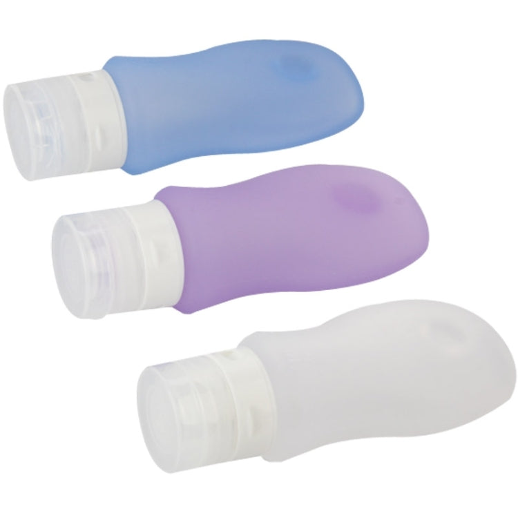 3 PCS 89ml Silicone Cosmetic Points Bottling Lotion Shampoo Bath Shower Gel Tube Container Travel Packing Bottle