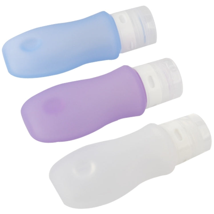 3 PCS 89ml Silicone Cosmetic Points Bottling Lotion Shampoo Bath Shower Gel Tube Container Travel Packing Bottle