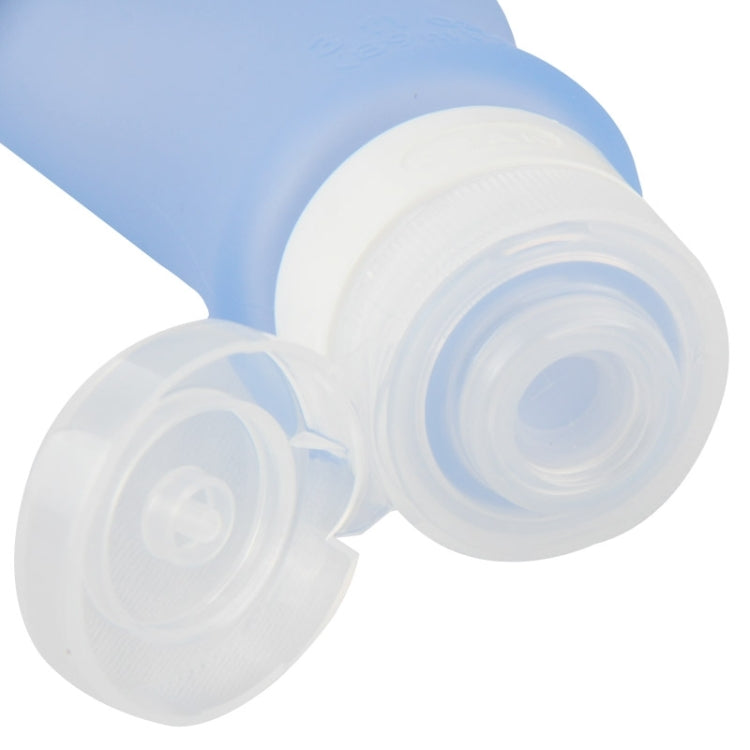 3 PCS 89ml Silicone Cosmetic Points Bottling Lotion Shampoo Bath Shower Gel Tube Container Travel Packing Bottle