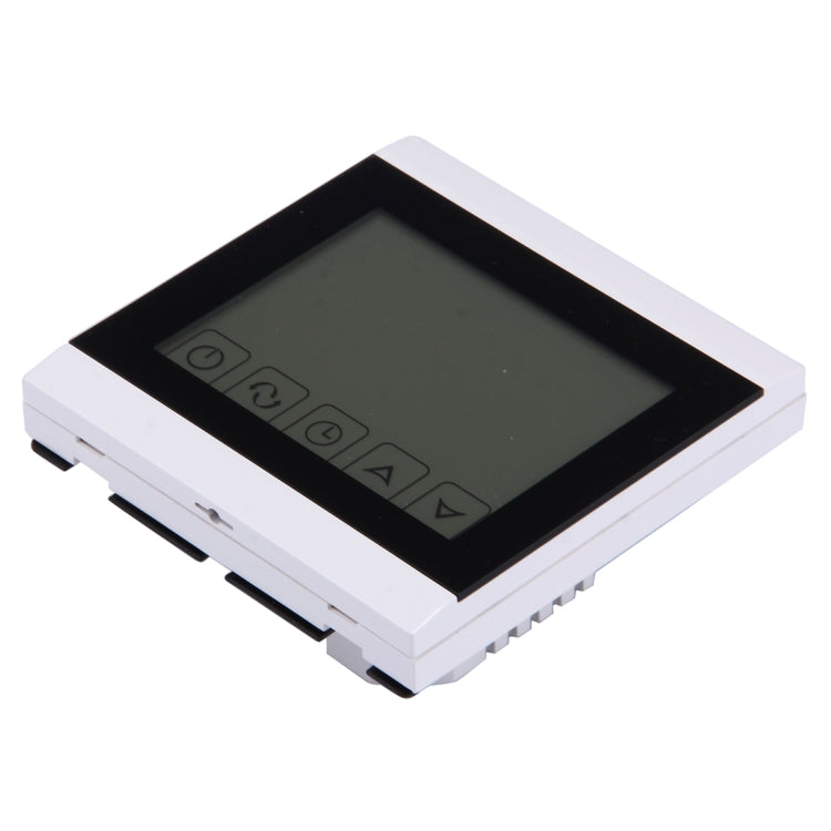 Floor Heating / Water Heating System LCD Display Programmable Room Thermostat (Black+White)
