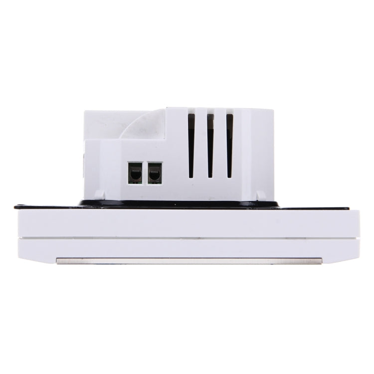 Floor Heating / Water Heating System LCD Display Programmable Room Thermostat (Black+White)