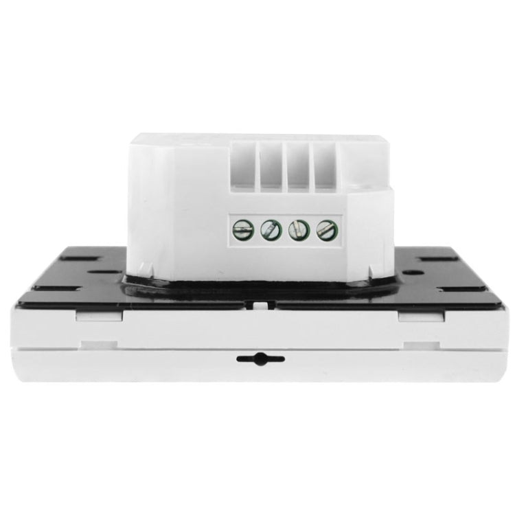 Floor Heating / Water Heating System LCD Display Programmable Room Thermostat(Black)