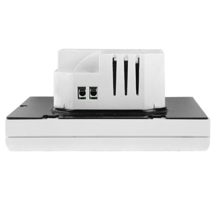 Floor Heating / Water Heating System LCD Display Programmable Room Thermostat(Black)