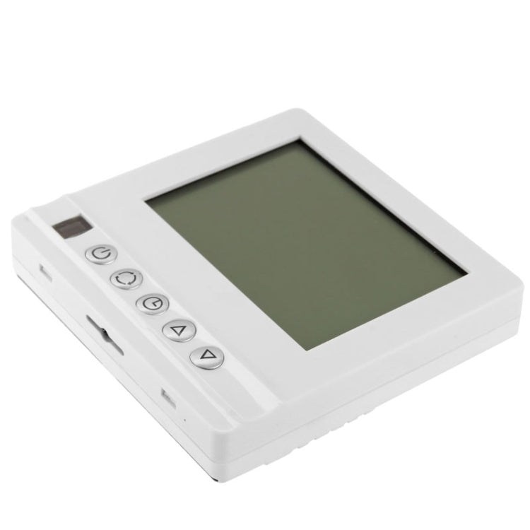 Floor Heating / Water Heating System LCD Display Programmable Room Thermostat(White)